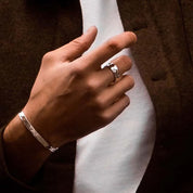 Textured Open Band Men