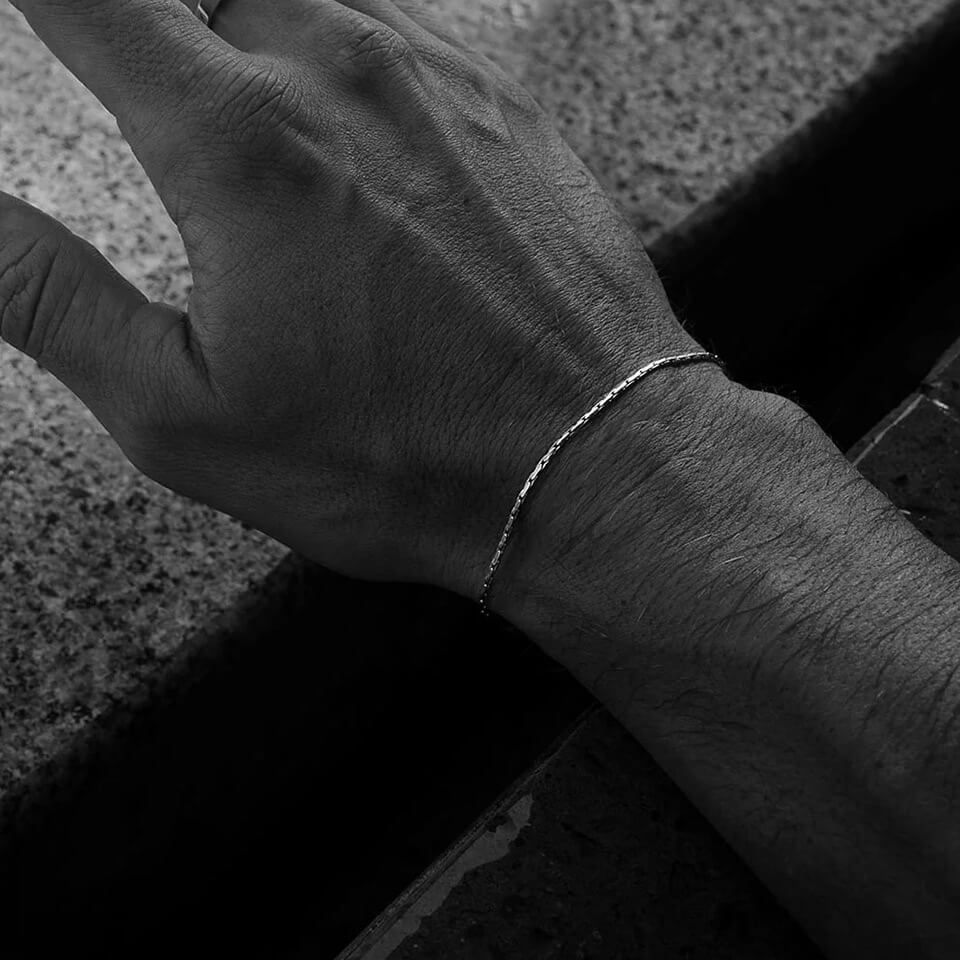 Wire Chain Bracelet Men