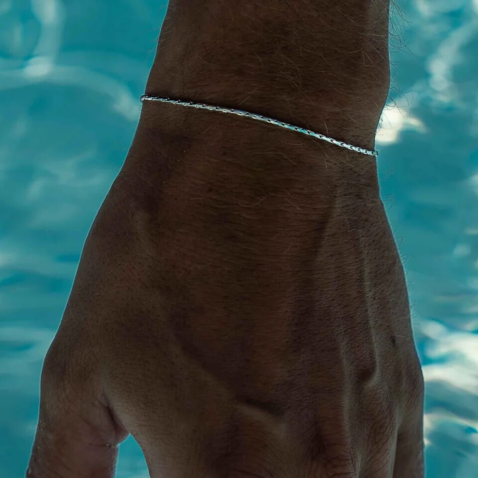 Wire Chain Bracelet Men