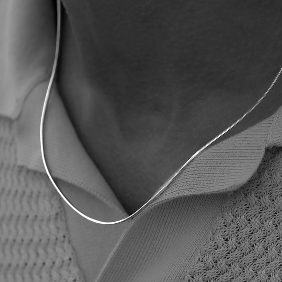 Octagon Chain Necklace Men