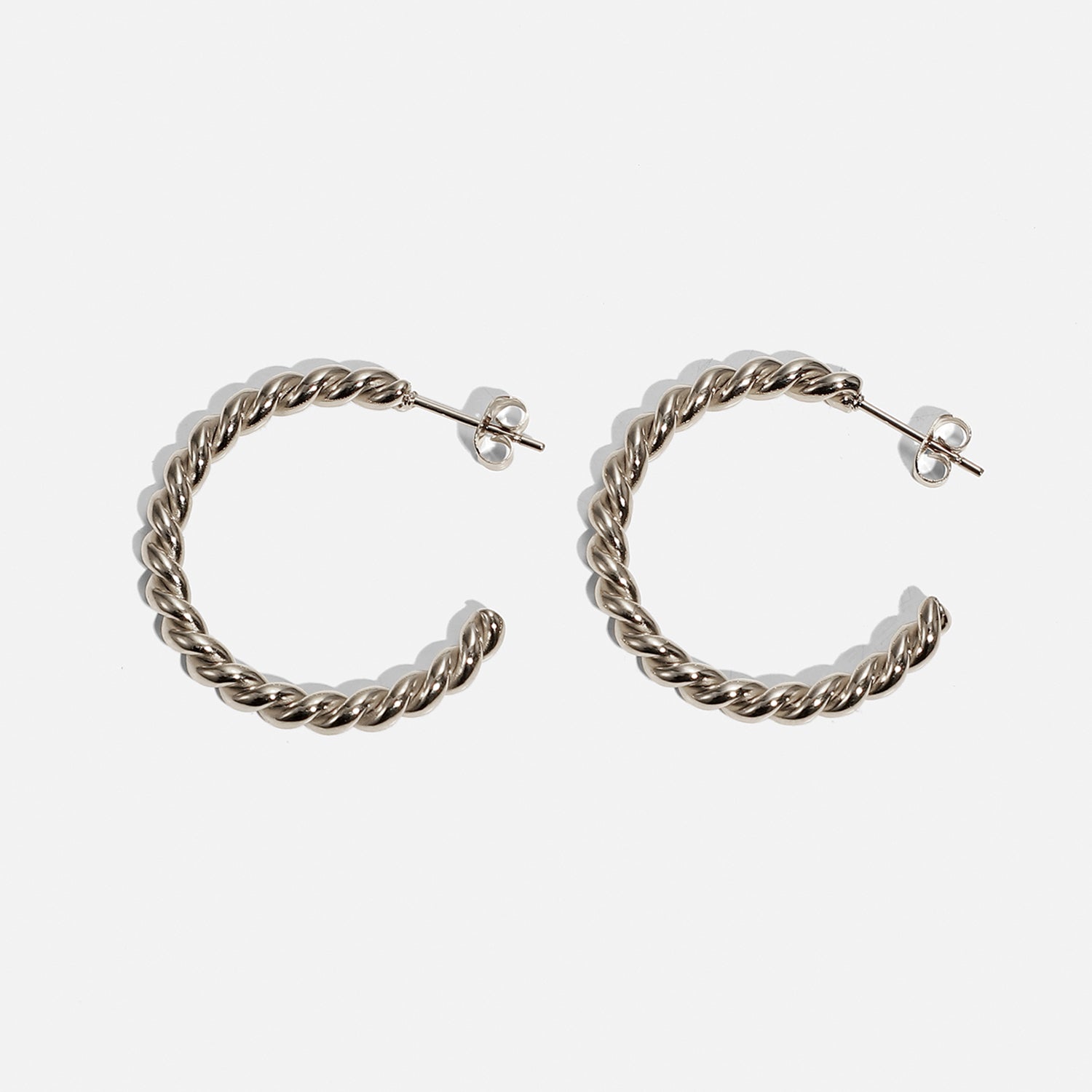 Twisted Hoop Earrings