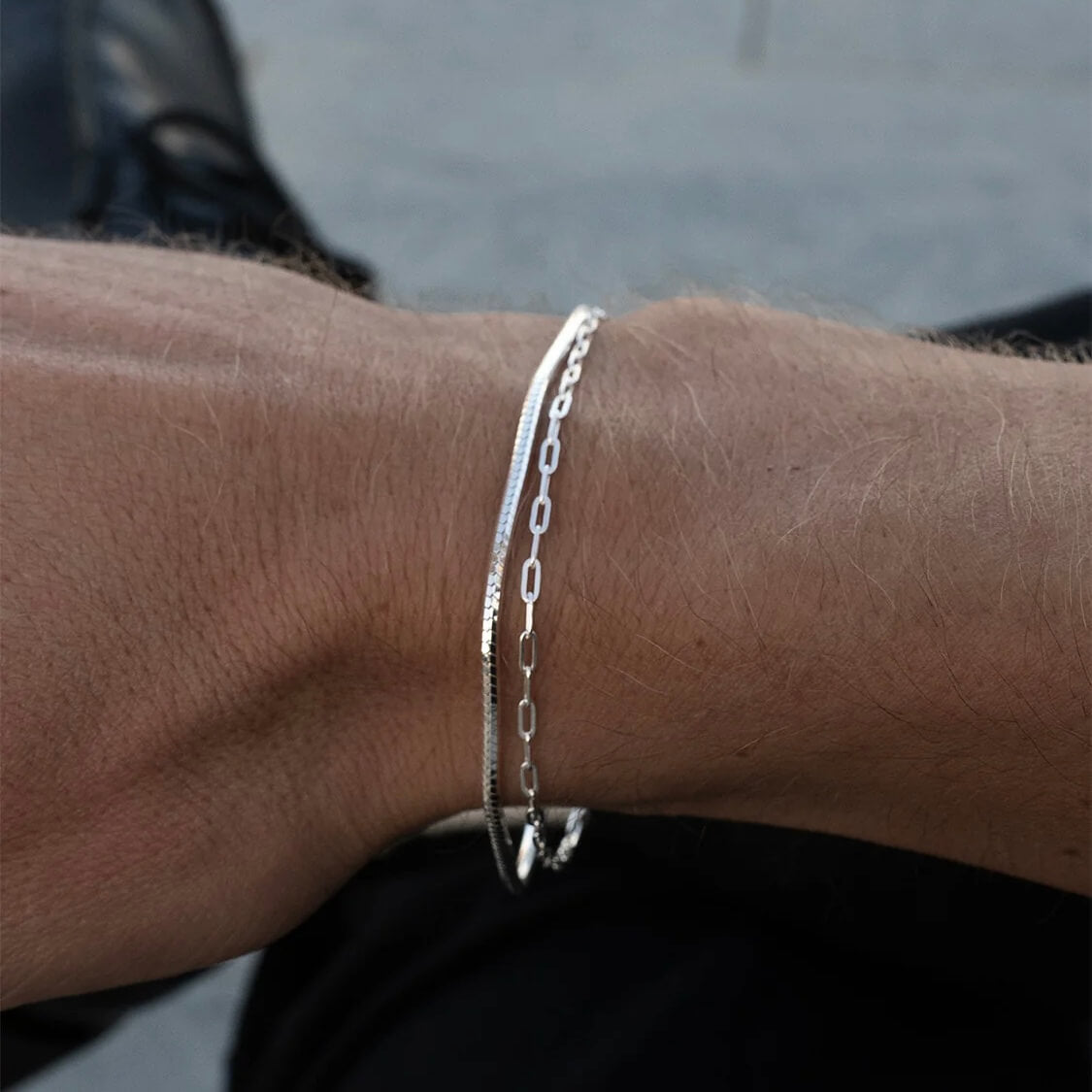 Clip Chain Bracelet Men