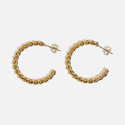 Twisted Hoop Earrings - Women's Earrings - Someone & HerOwn