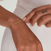 Multi Moissanite Station Bracelet