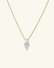 Marquise Cut Moissanite Necklace