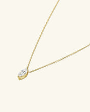 Marquise Cut Moissanite Necklace
