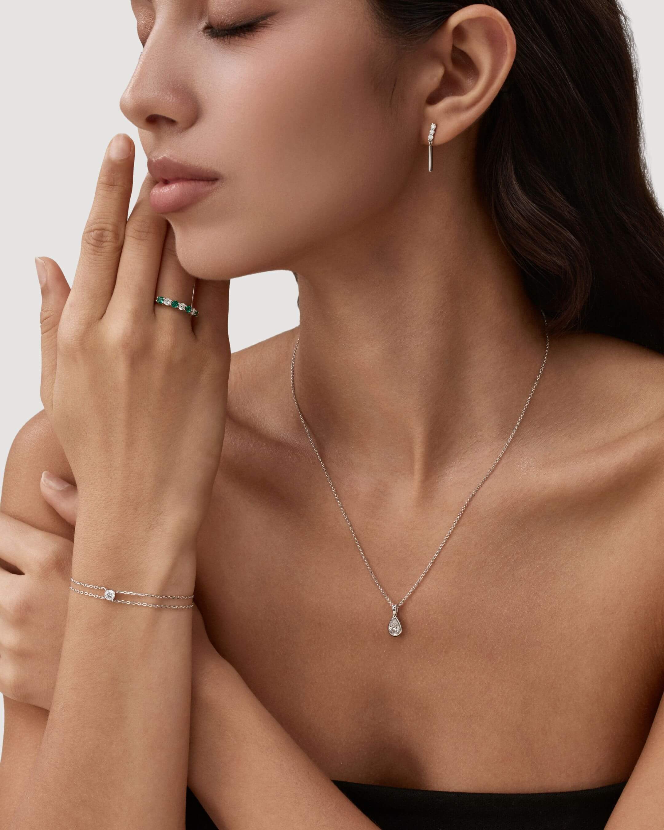 Round Moissanite Bracelet