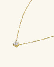 Cushion Cut Moissanite Necklace