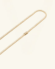 Bezel Moissanite Tennis Necklace 4mm