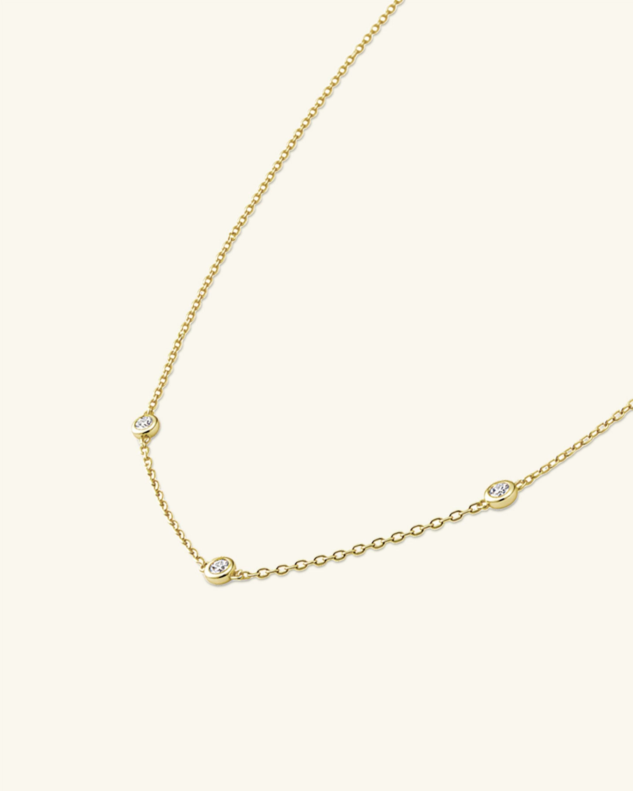 Moissanite Satellite Necklace