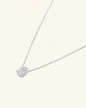 Oval Cut Moissanite Necklace