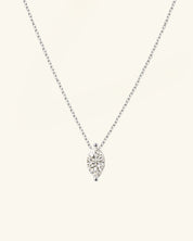 Marquise Cut Moissanite Necklace
