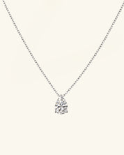 Pear Cut Moissanite Necklace