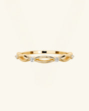 Moissanite Vine Ring