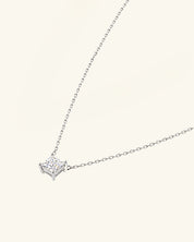 Princess Cut Moissanite Necklace