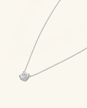 Cushion Cut Moissanite Necklace