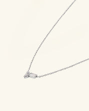 Moissanite Cluster Necklace