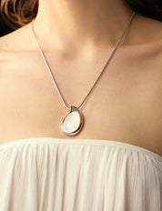 Agate Teardrop Necklace - Women's Necklaces - Someone & HerOwn