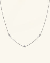 Moissanite Satellite Necklace
