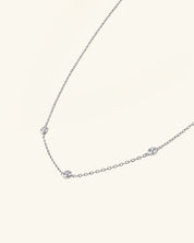 Moissanite Satellite Necklace