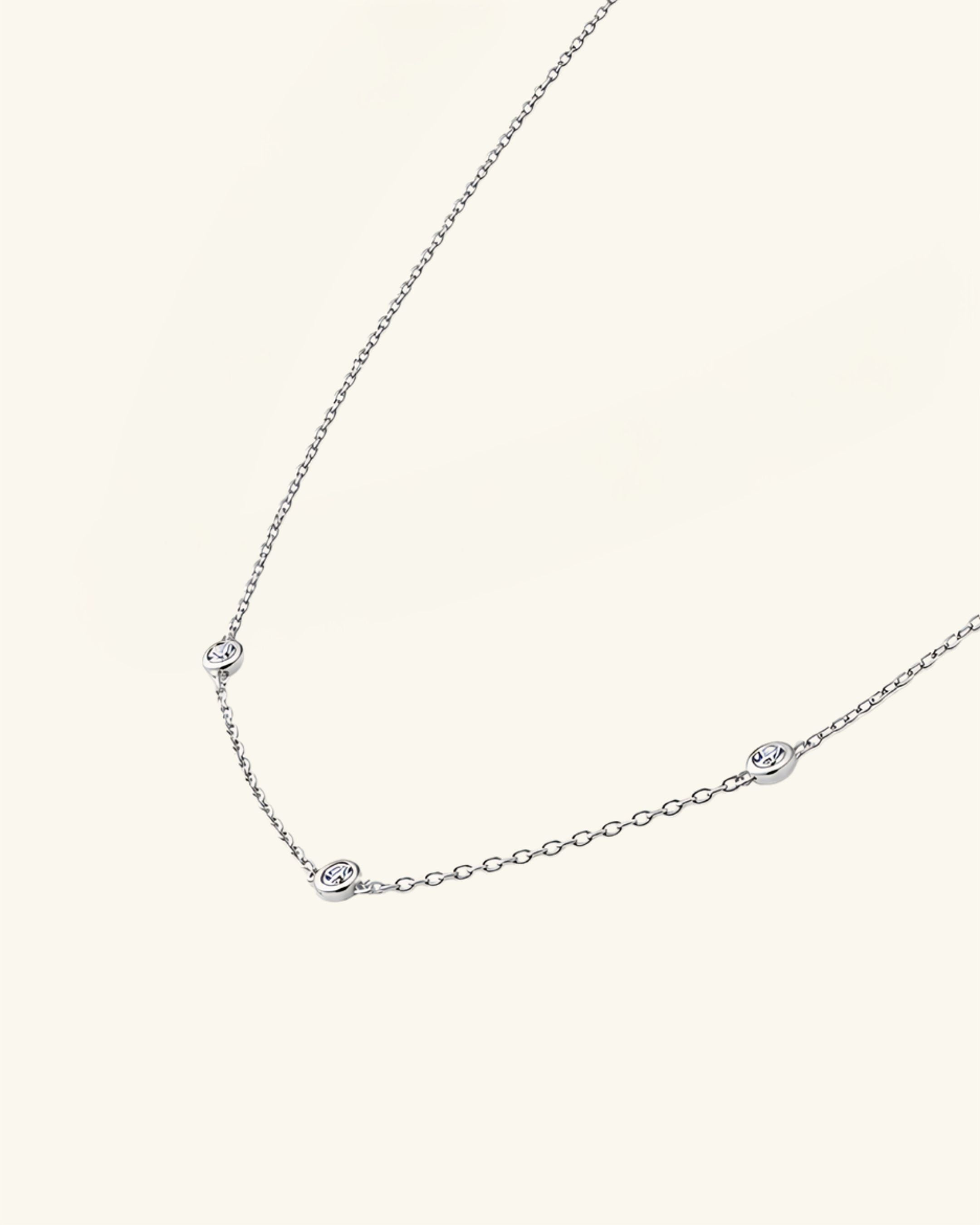 Moissanite Satellite Necklace