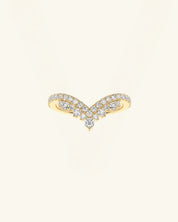 Crown Moissanite Ring