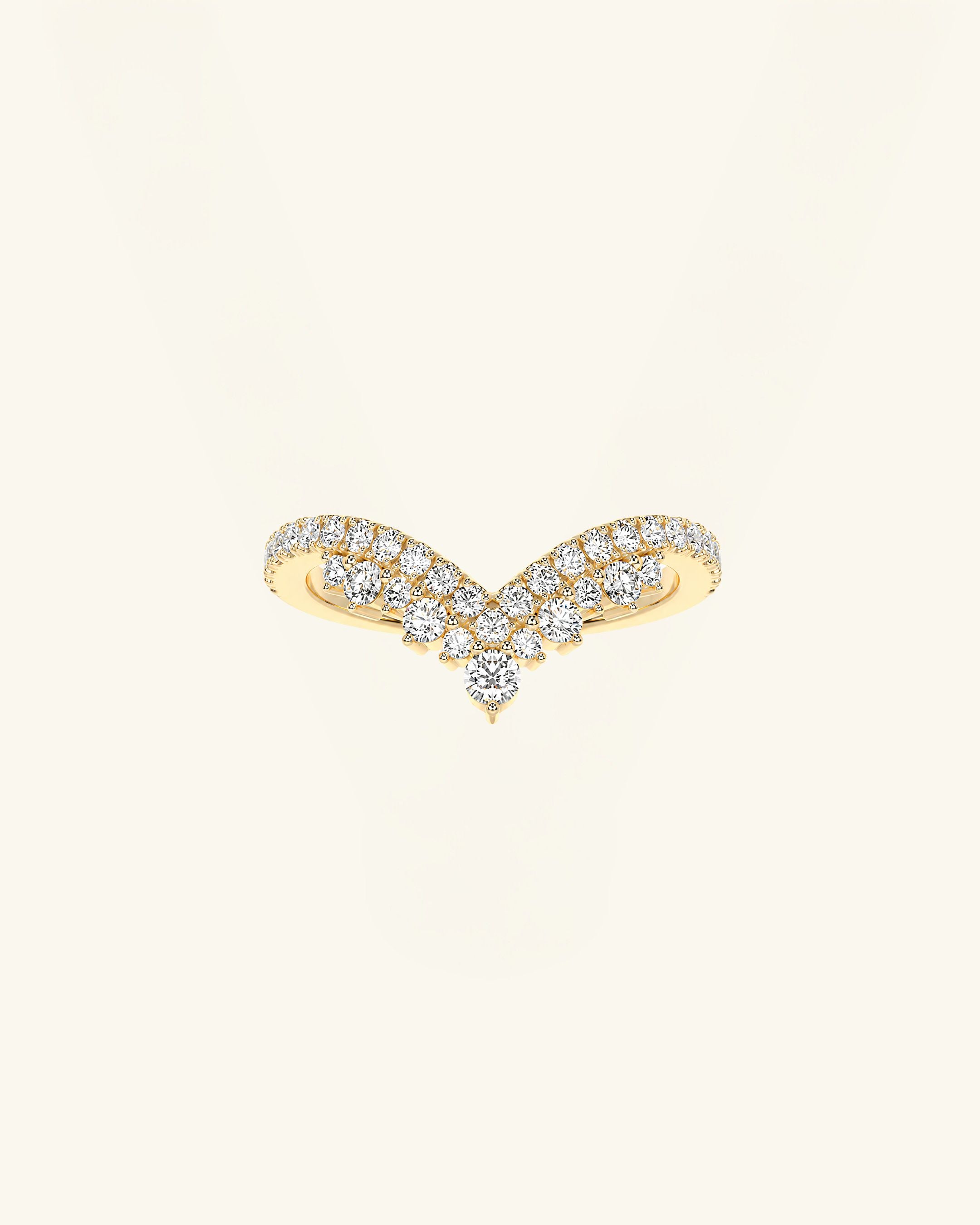 Crown Moissanite Ring