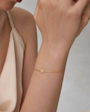 Pavé Moissanite Sunburst Bracelet
