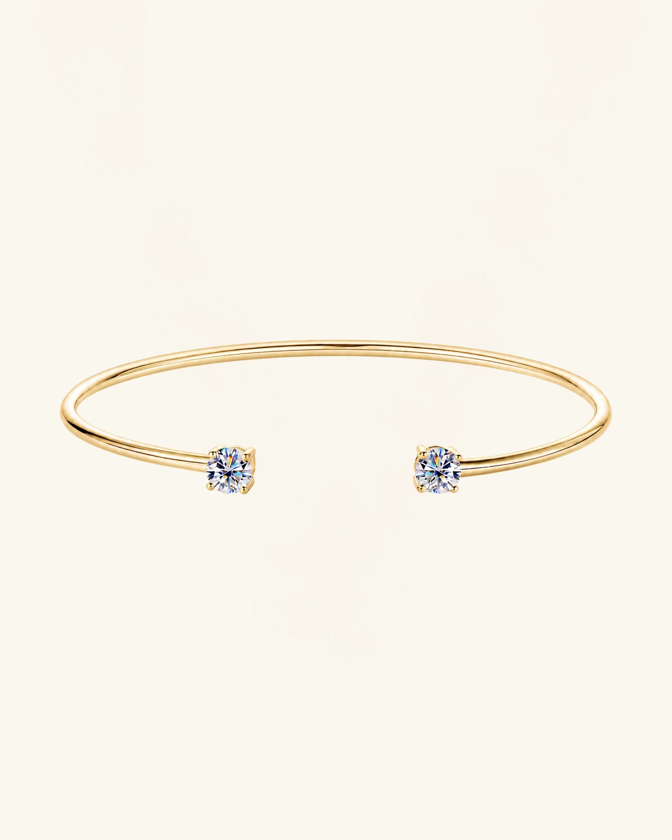 Moissanite Flexi Cuff