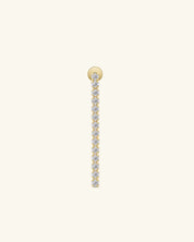Moissanite Tennis Drop Earrings