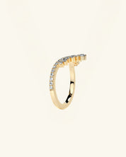 Crown Moissanite Ring