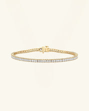 Princess Cut Moissanite Tennis Bracelet 2mm