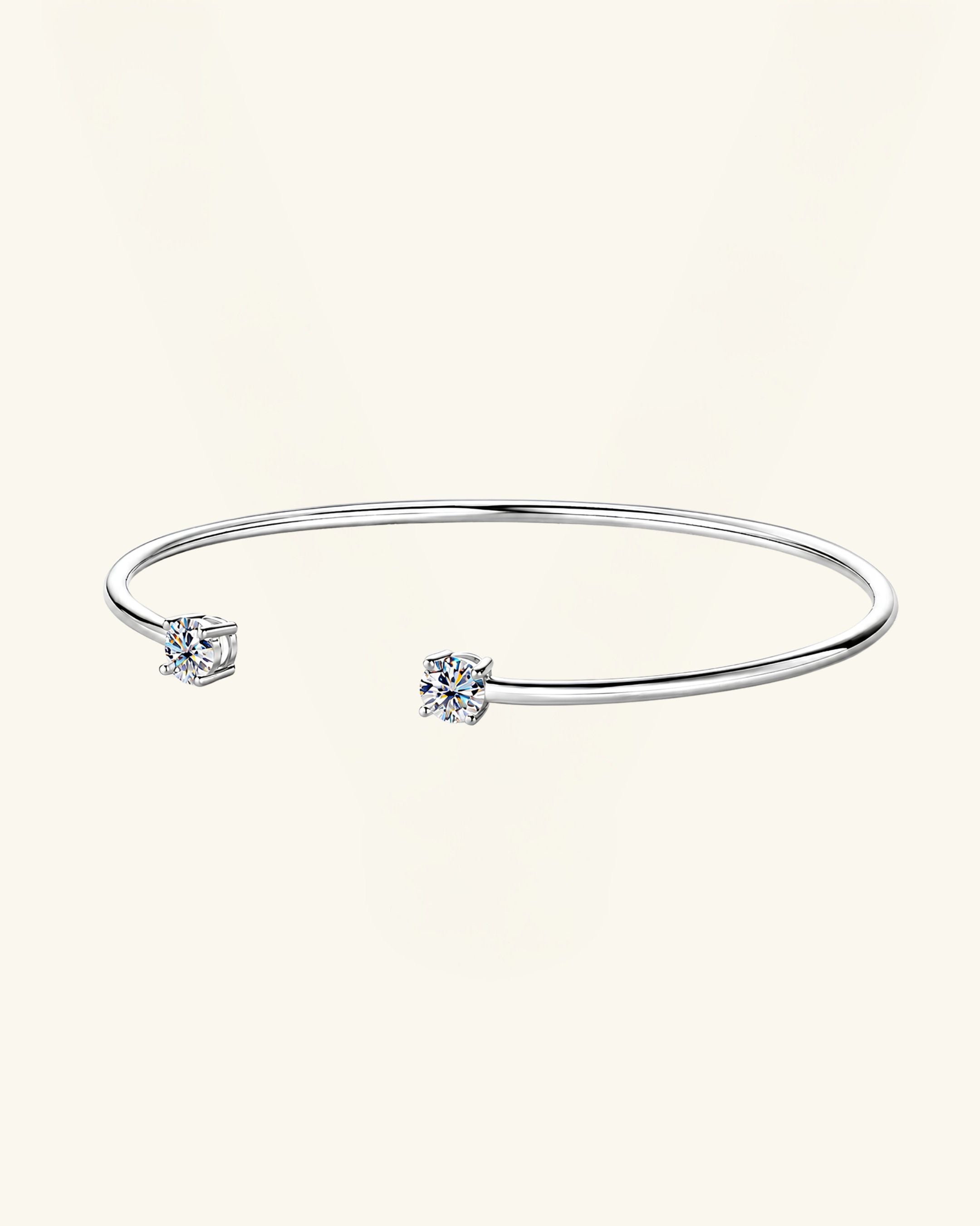 Moissanite Flexi Cuff