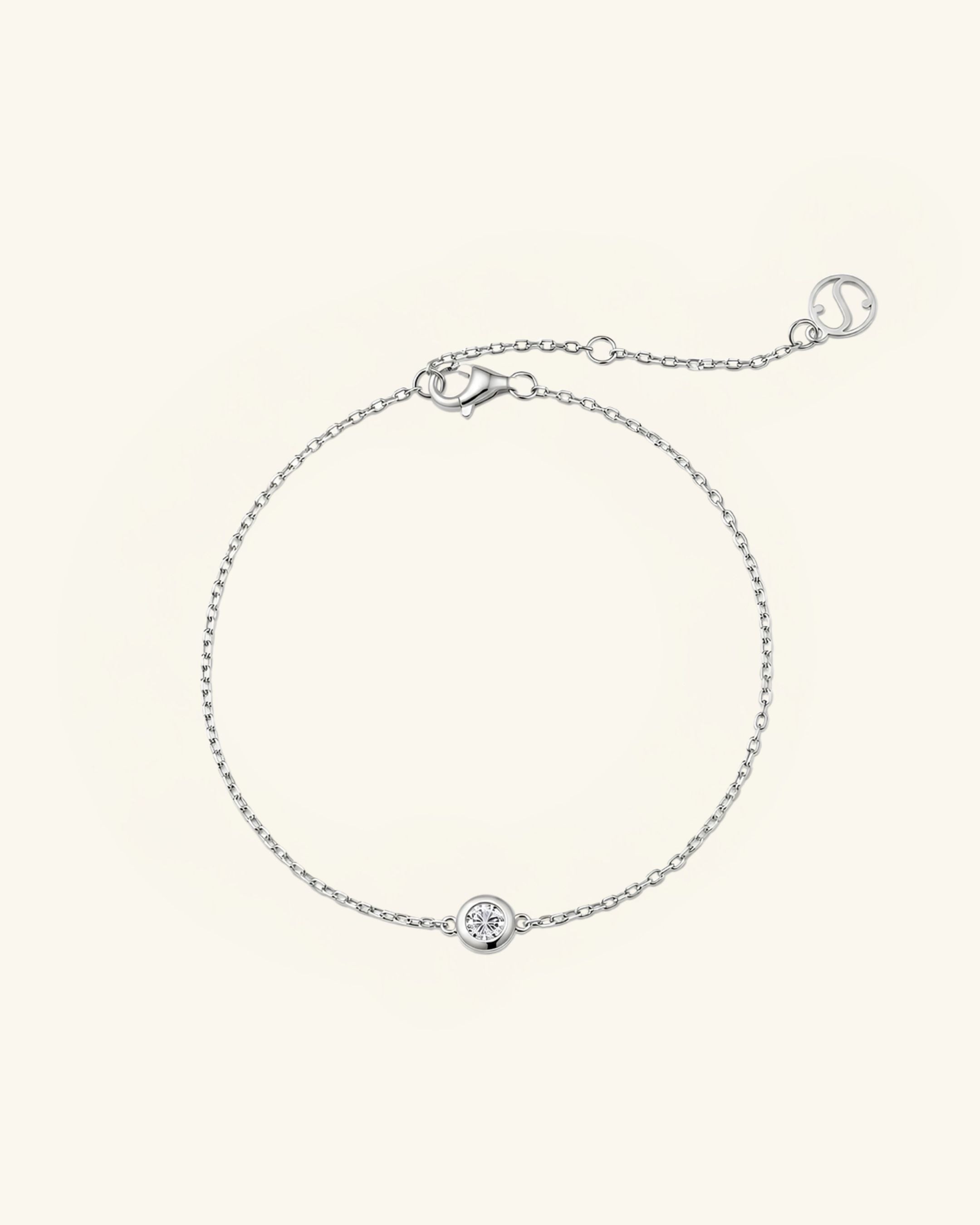 Solo Moissanite Bracelet