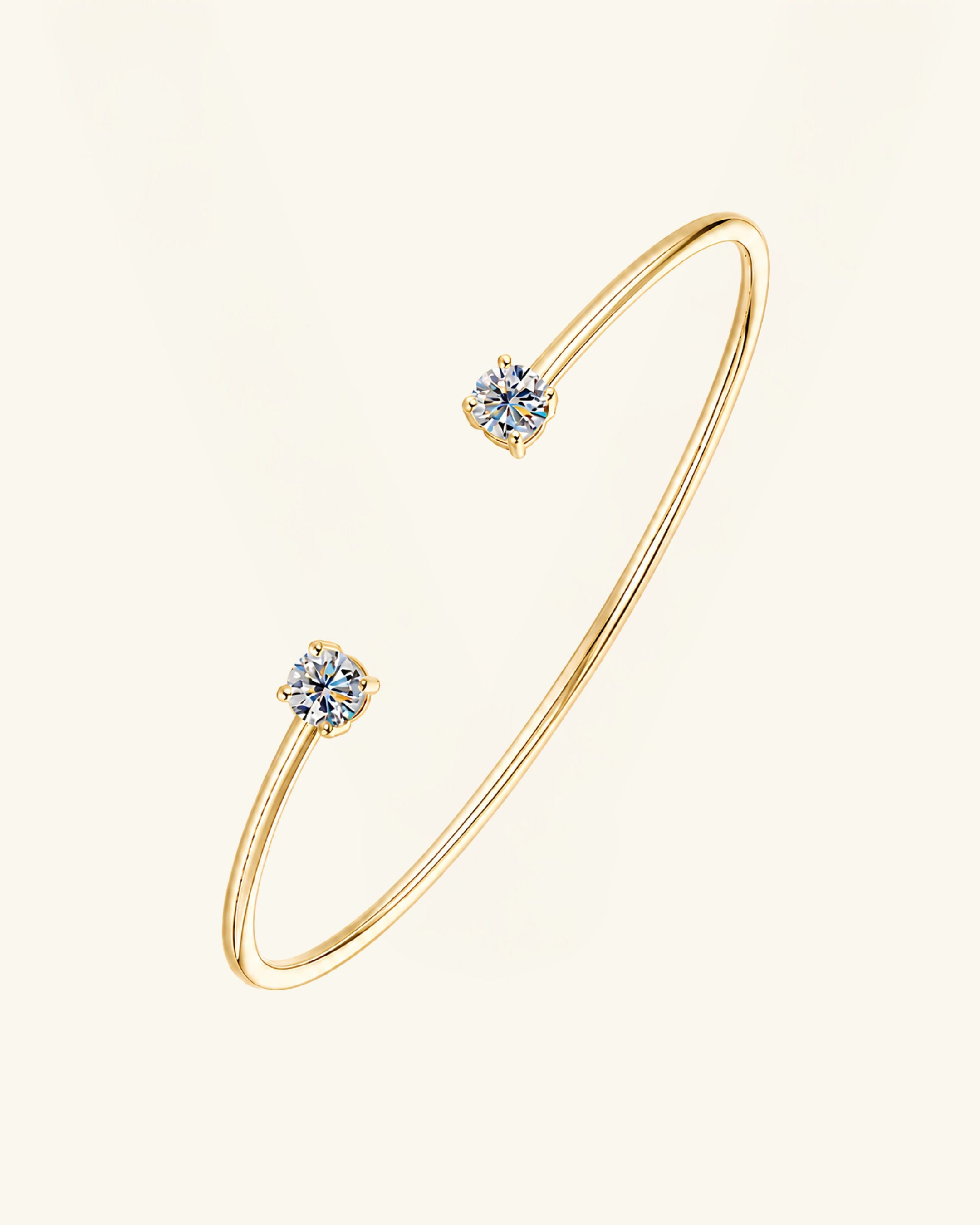 Moissanite Flexi Cuff