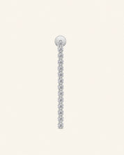 Moissanite Tennis Drop Earrings