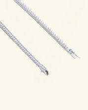 Graduated Moissanite Tennis Necklace 3mm