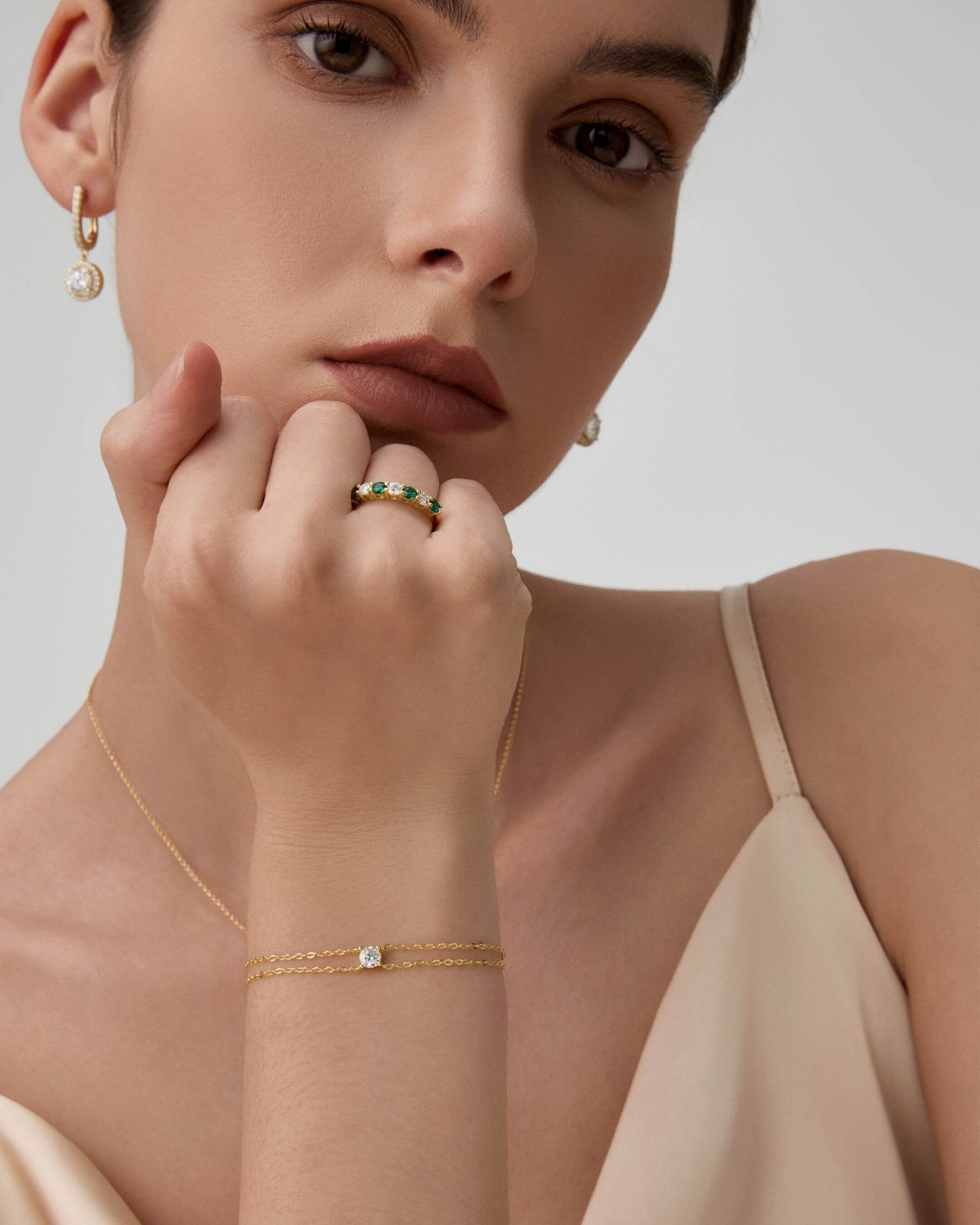 Round Moissanite Bracelet