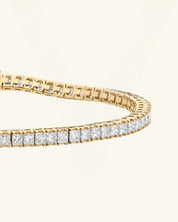 Princess Cut Moissanite Tennis Bracelet 2mm