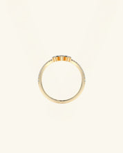 Marquise Trio Moissanite Ring