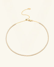 Multiway Moissanite Tennis Choker Necklace & Tennis Bracelet
