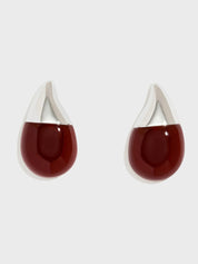 Two-Tone Agate Teardrop Earrings - Women's Earrings - Someone & HerOwn