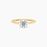 2 ct Round-Cut Moissanite Solitaire Ring