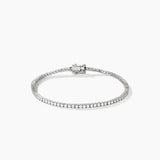 2 mm Moissanite Tennis Bracelet