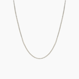 2 mm Moissanite Tennis Necklace