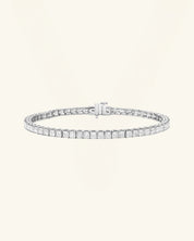 Princess Cut Moissanite Tennis Bracelet 3mm