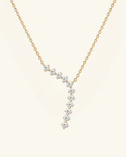 Cascade Moissanite Necklace