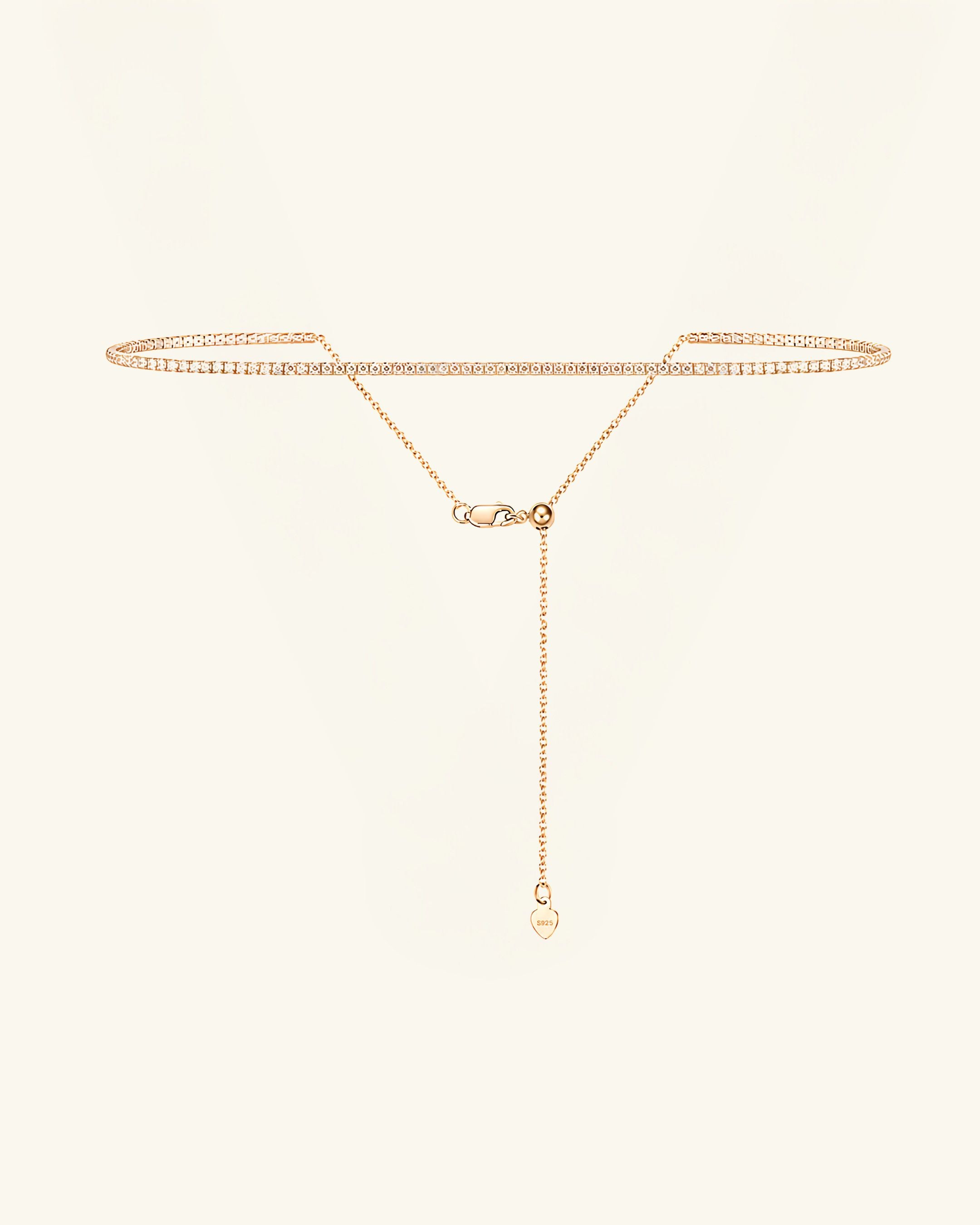 Multiway Moissanite Tennis Choker Necklace & Tennis Bracelet