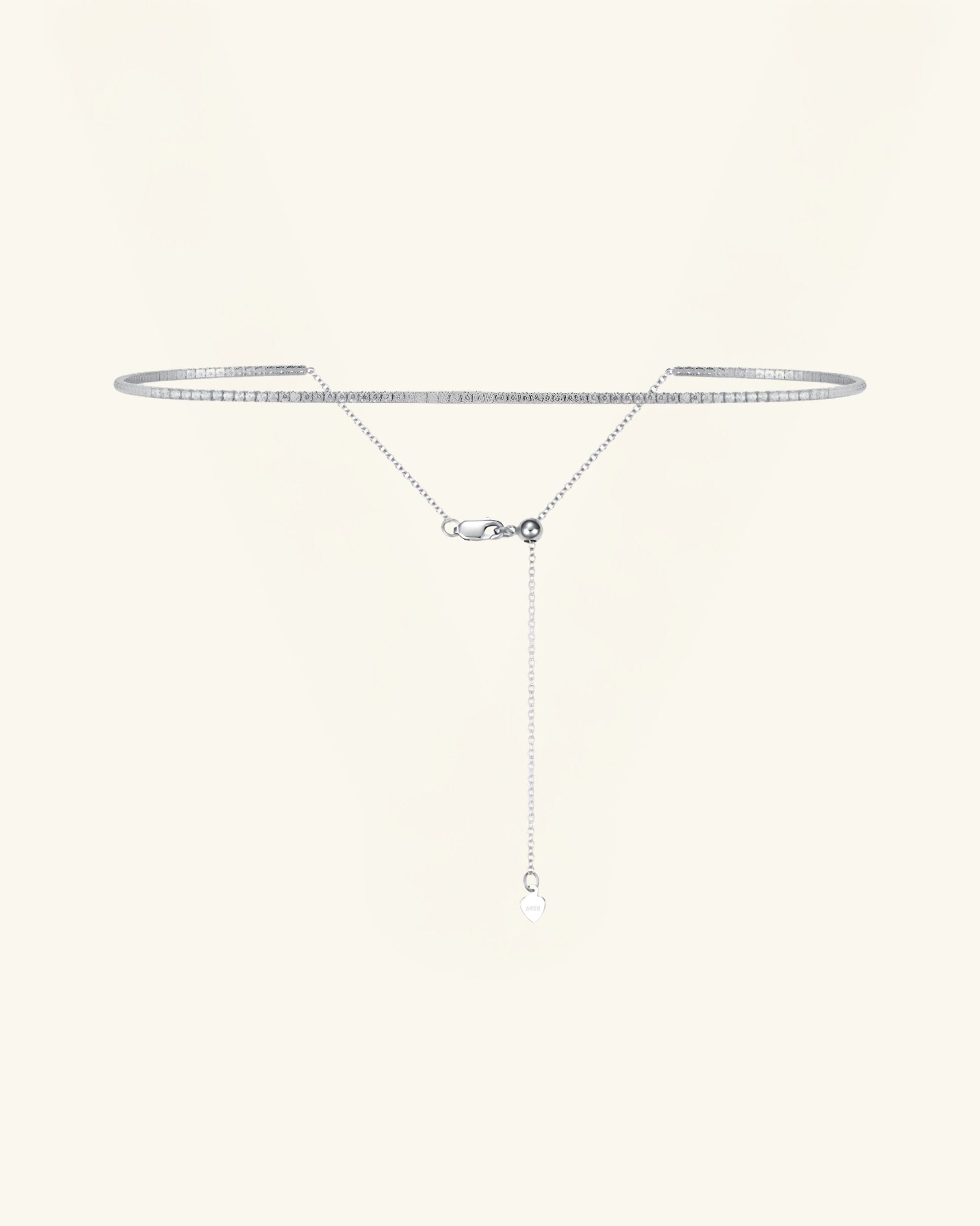 Multiway Moissanite Tennis Choker Necklace & Tennis Bracelet
