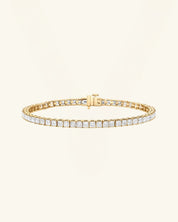 Princess Cut Moissanite Tennis Bracelet 3mm